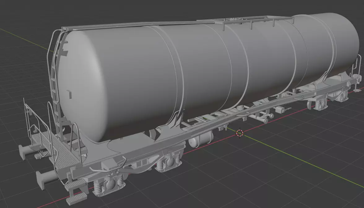 H0 1-87 scale Zacns 88 tank car 3D print model_0