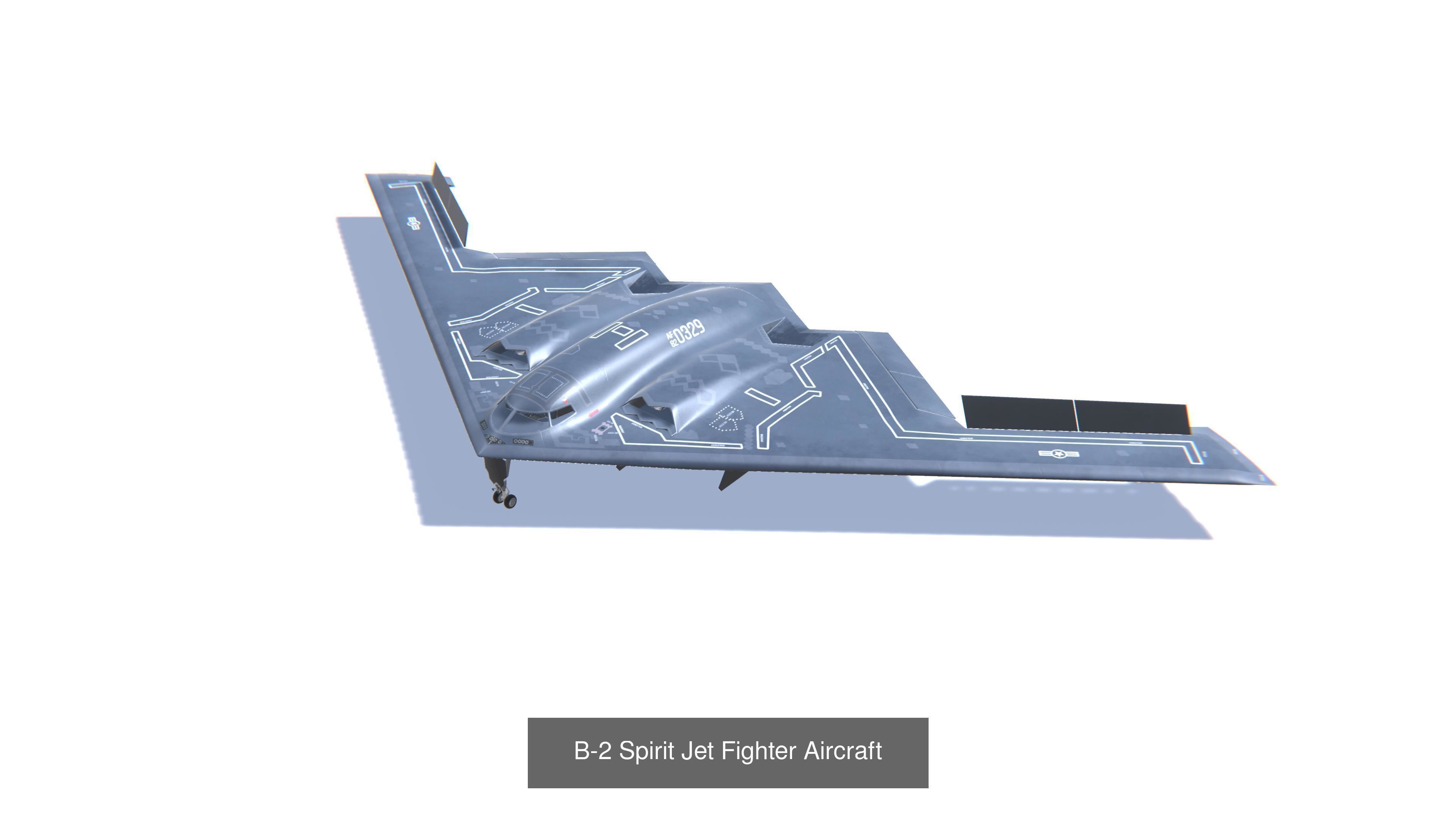 Jet Fighter Aircrafts Mega Bundle 3D Model Collection_48