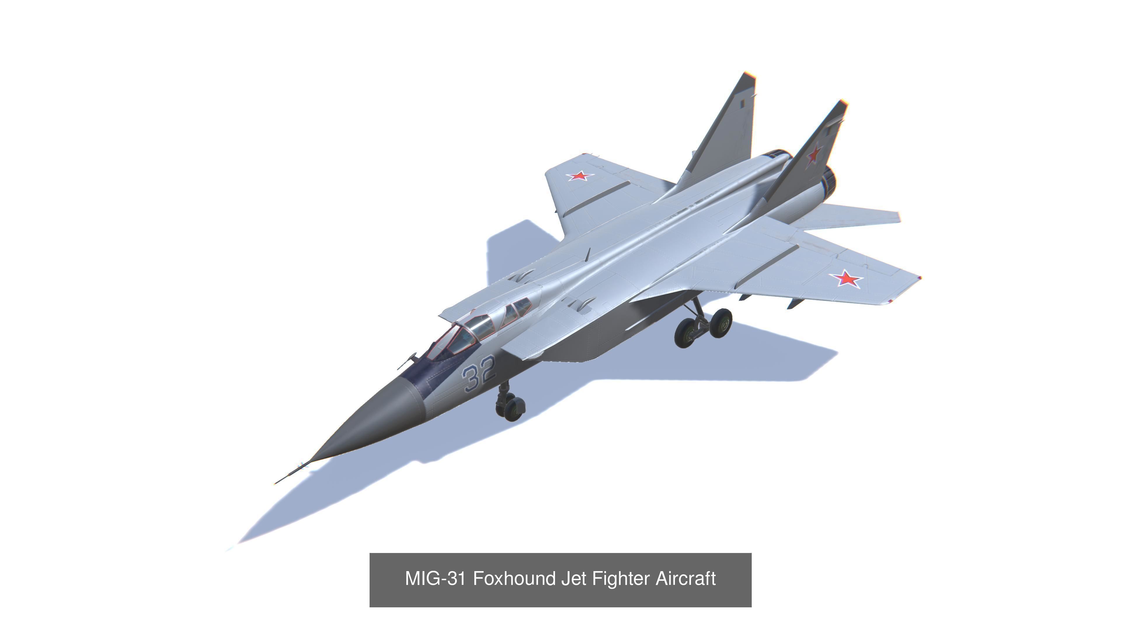 Jet Fighter Aircrafts Mega Bundle 3D Model Collection_39