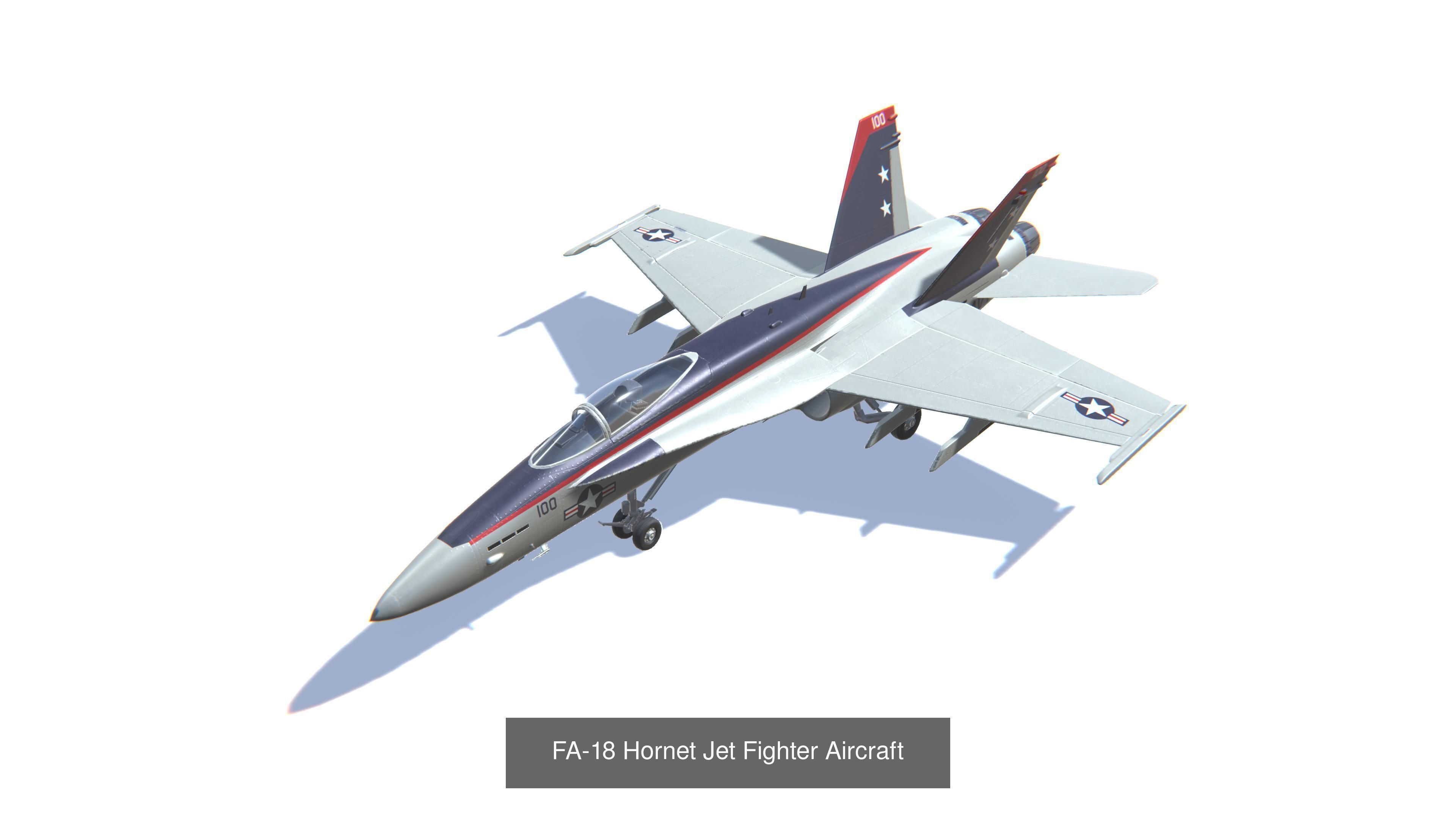 Jet Fighter Aircrafts Mega Bundle 3D Model Collection_36