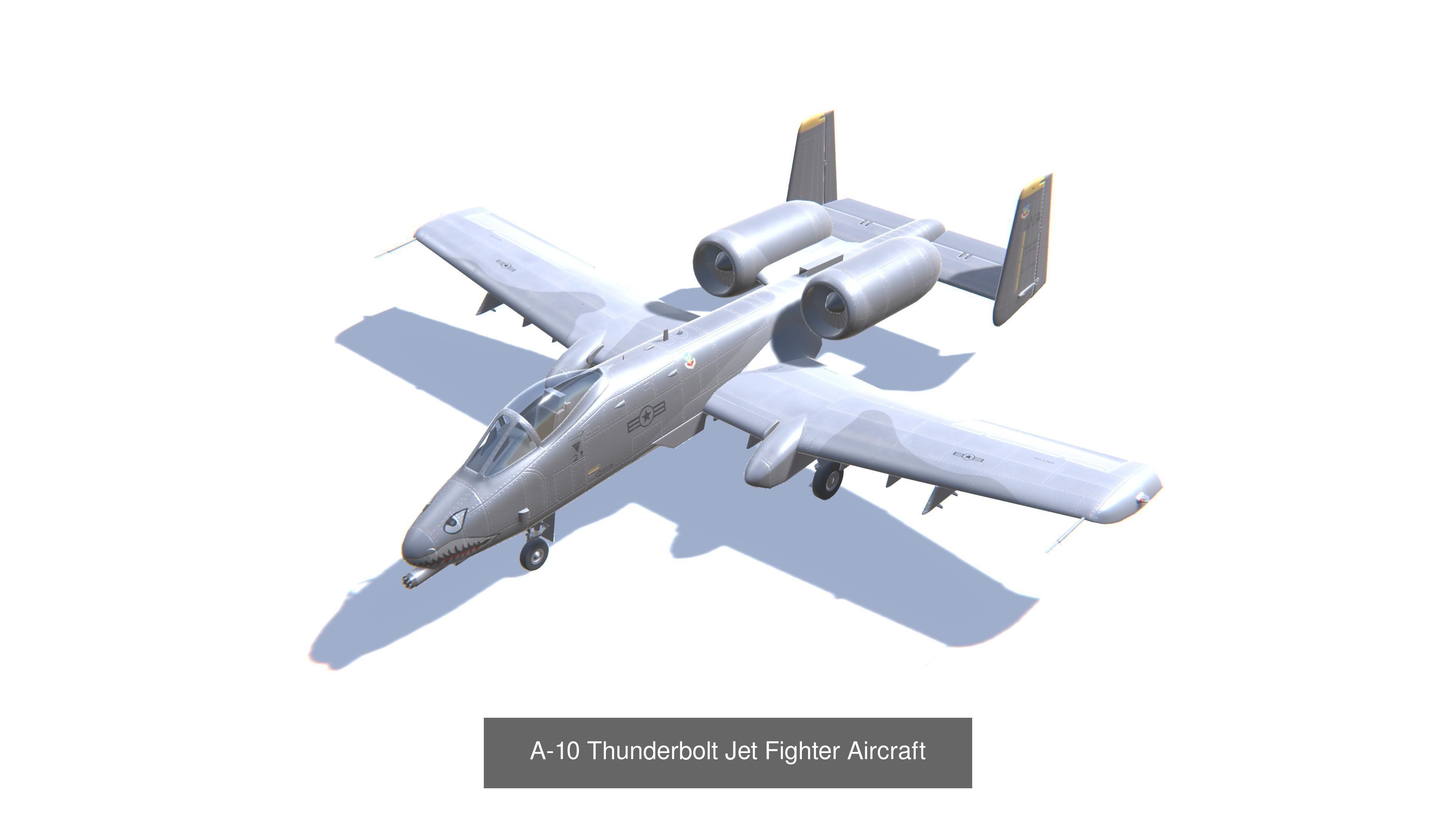 Jet Fighter Aircrafts Mega Bundle 3D Model Collection_58