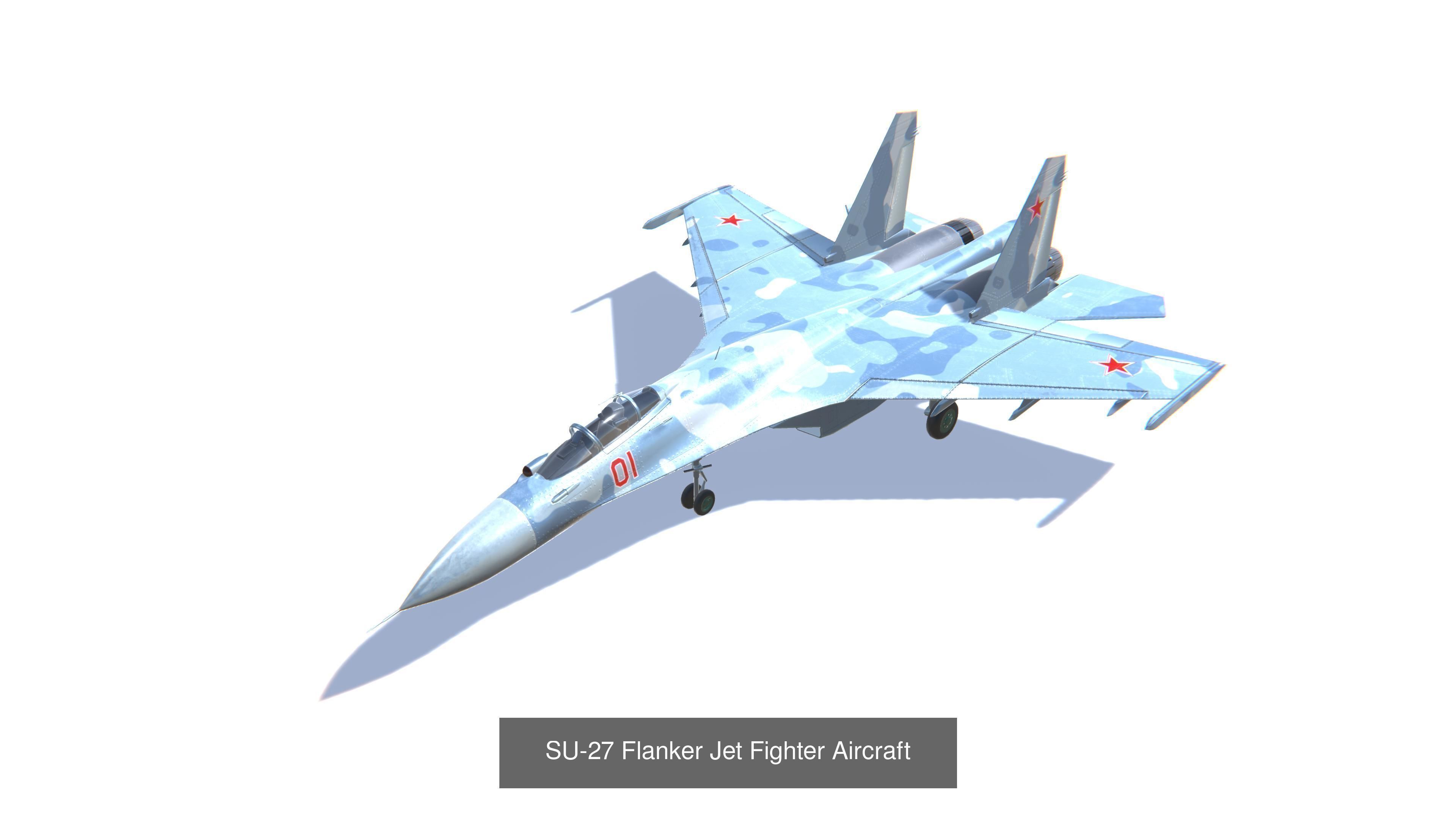 Jet Fighter Aircrafts Mega Bundle 3D Model Collection_40
