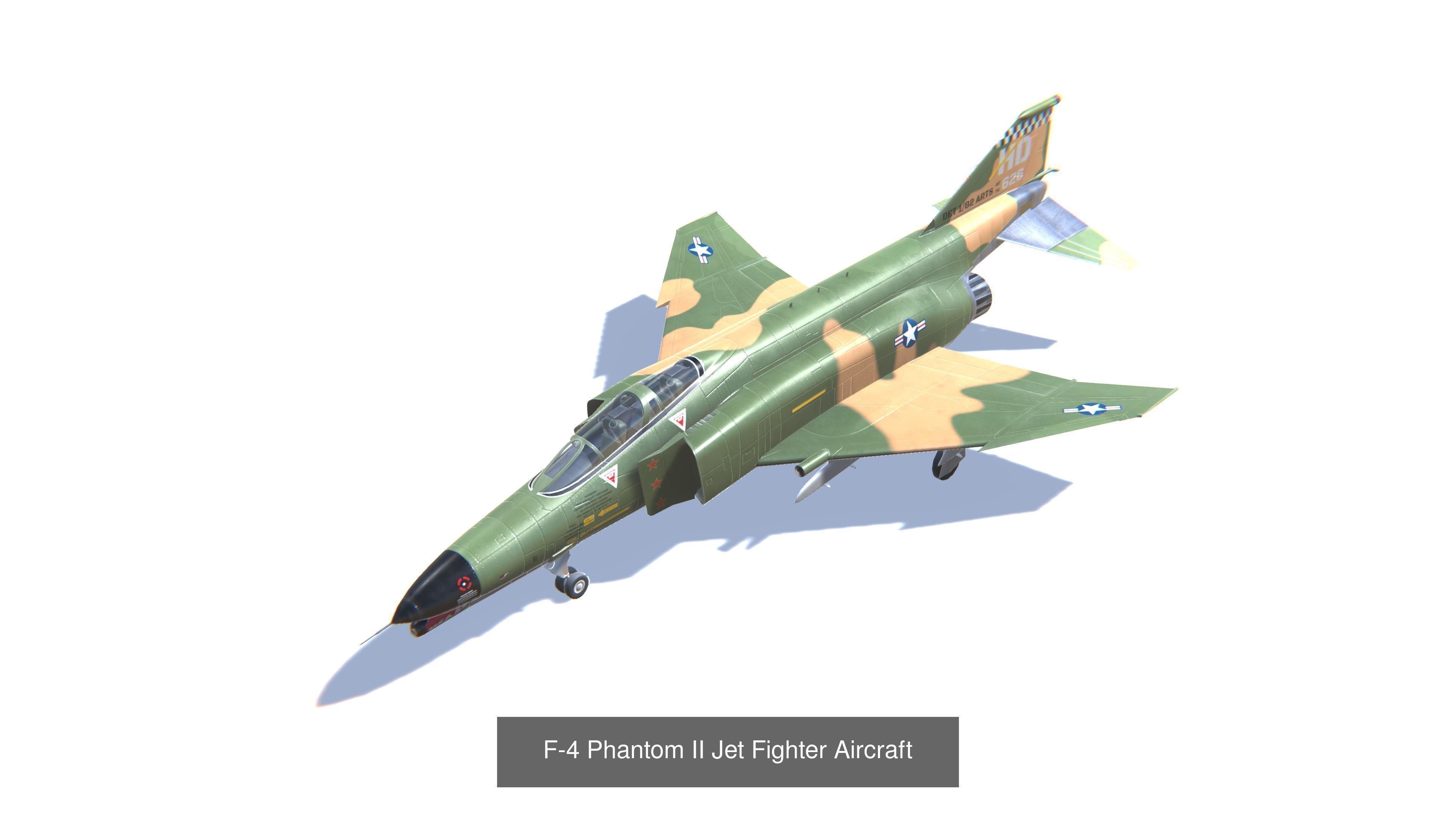 Jet Fighter Aircrafts Mega Bundle 3D Model Collection_49