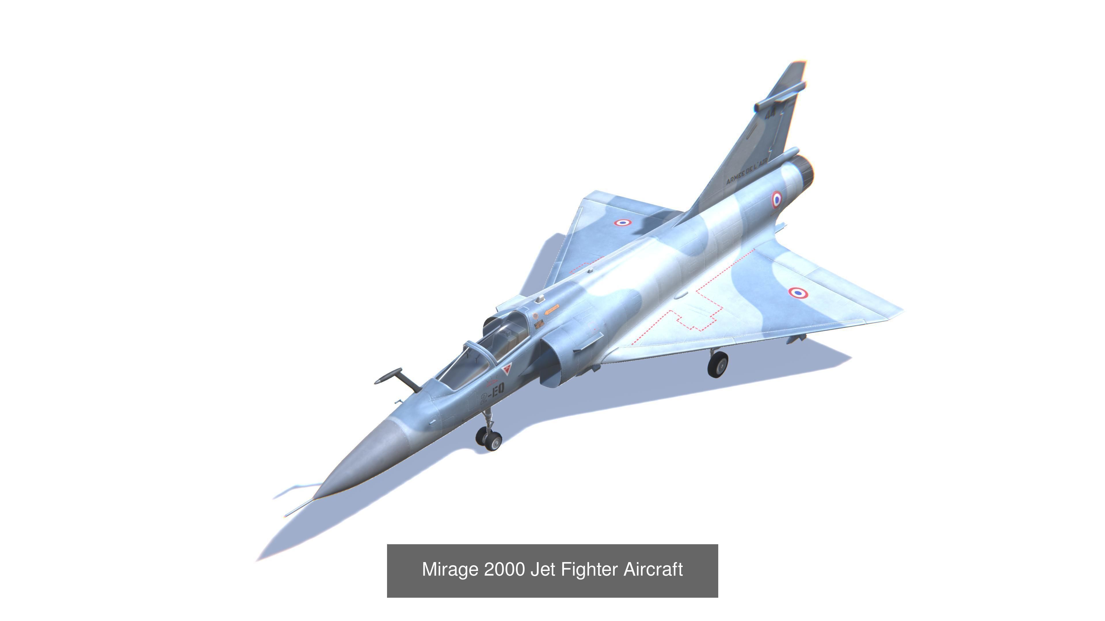 Jet Fighter Aircrafts Mega Bundle 3D Model Collection_45