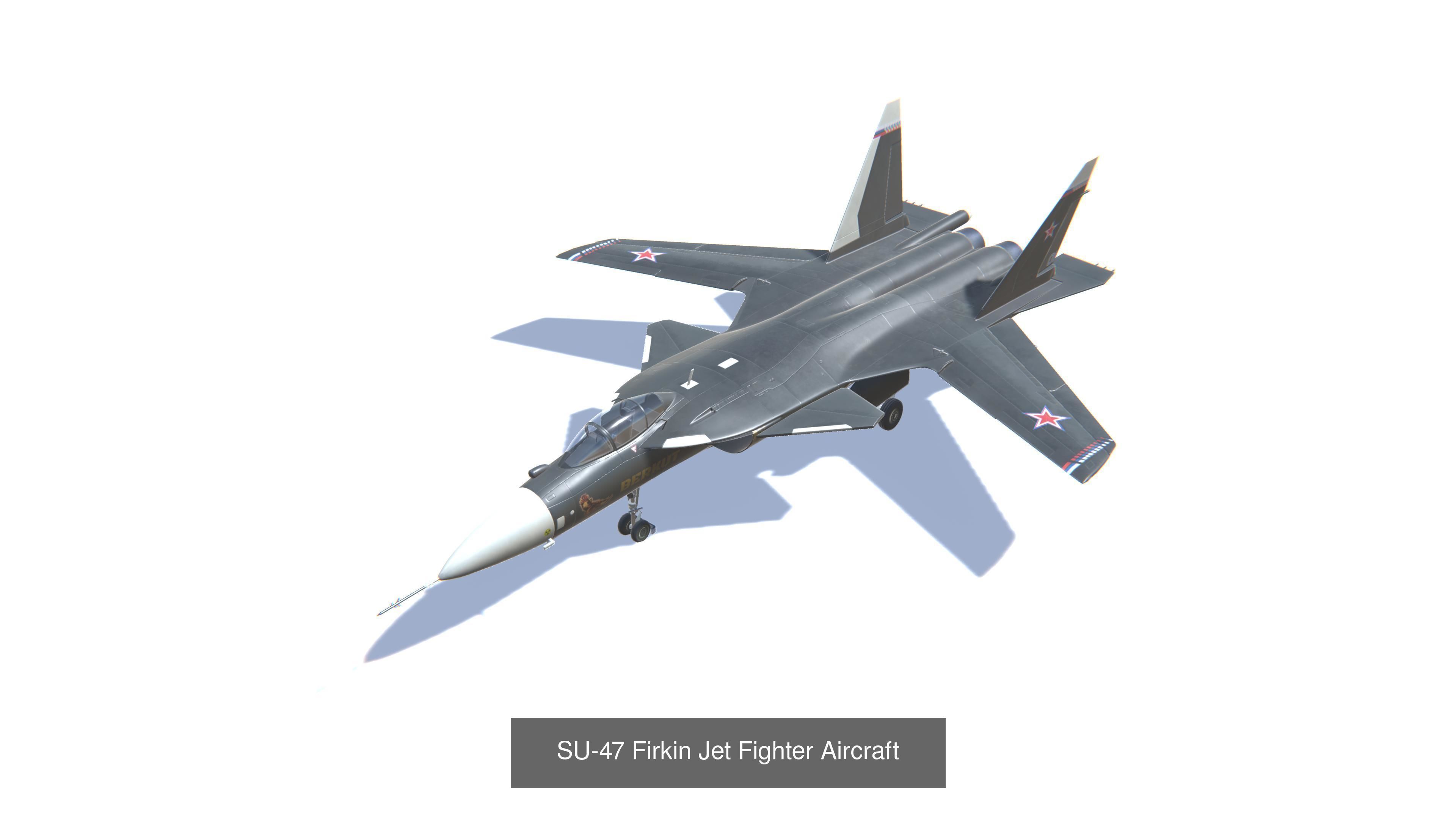 Jet Fighter Aircrafts Mega Bundle 3D Model Collection_56