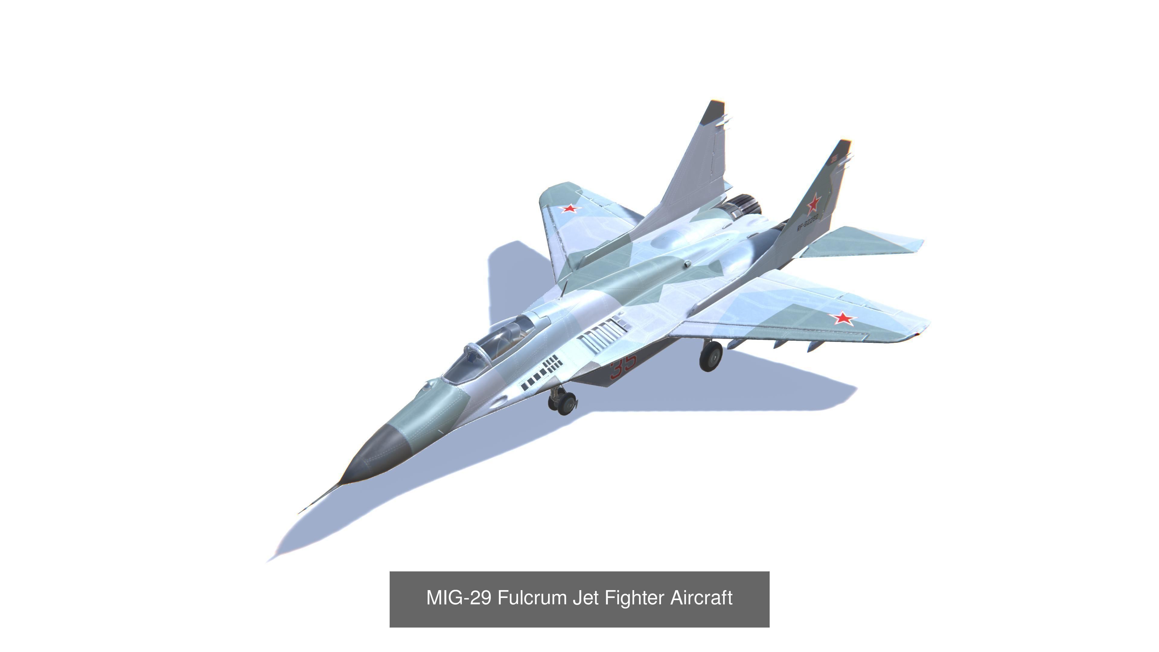 Jet Fighter Aircrafts Mega Bundle 3D Model Collection_38