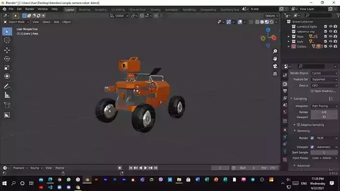 planet unknown  robot 3d model