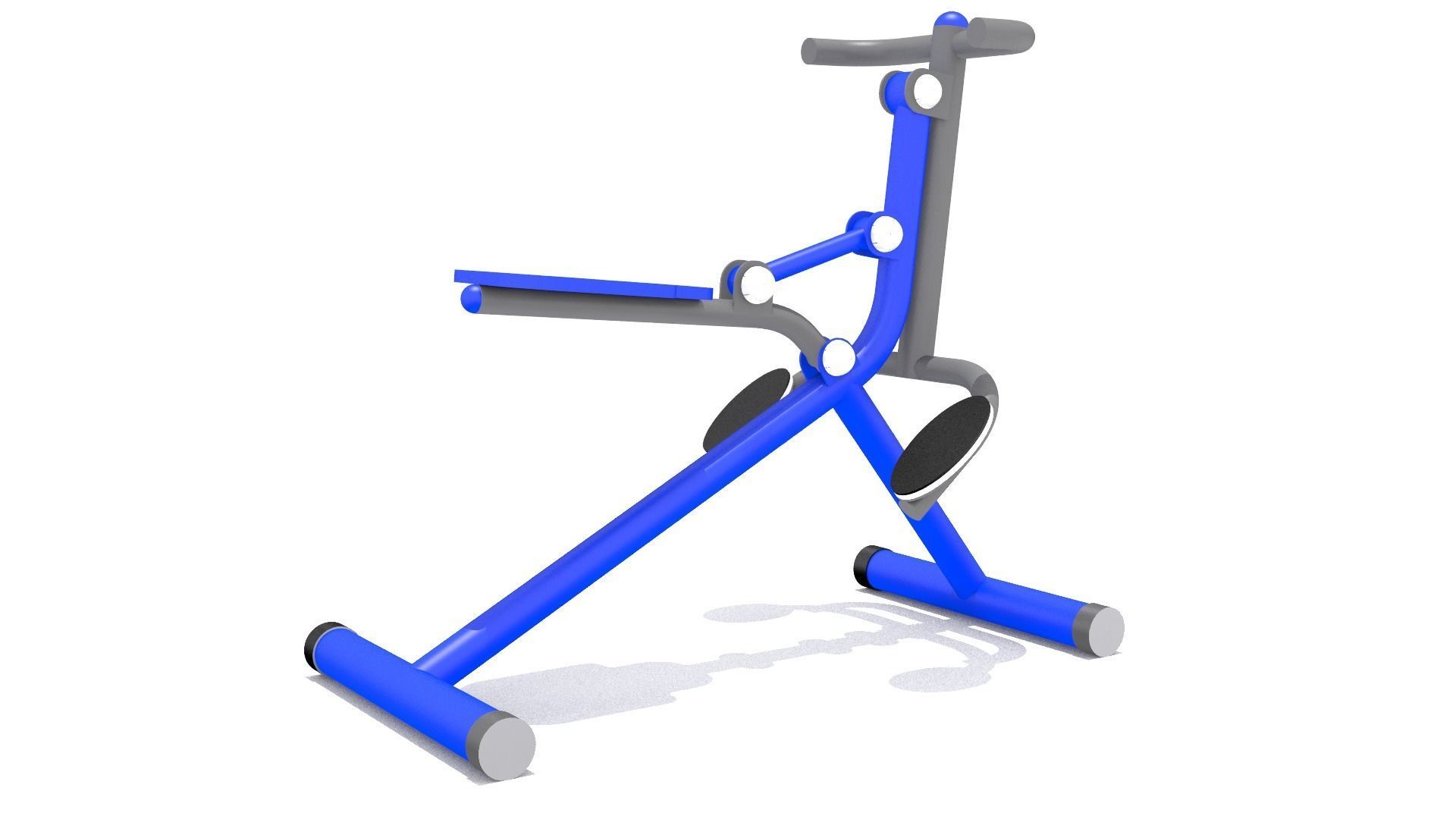 Kid Play Fitness Low-poly 3D model_11