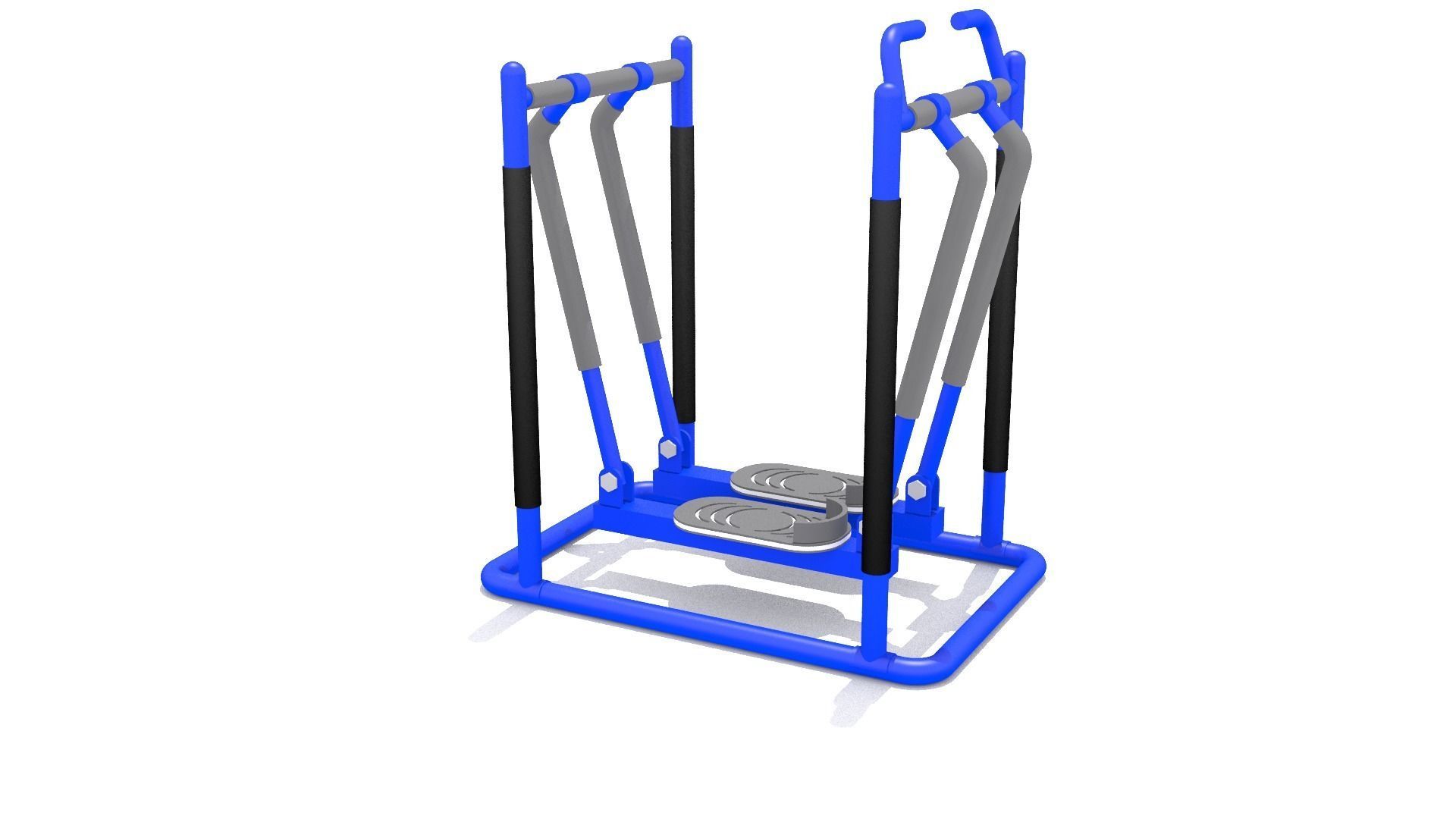 Kid Play Fitness Low-poly 3D model_10