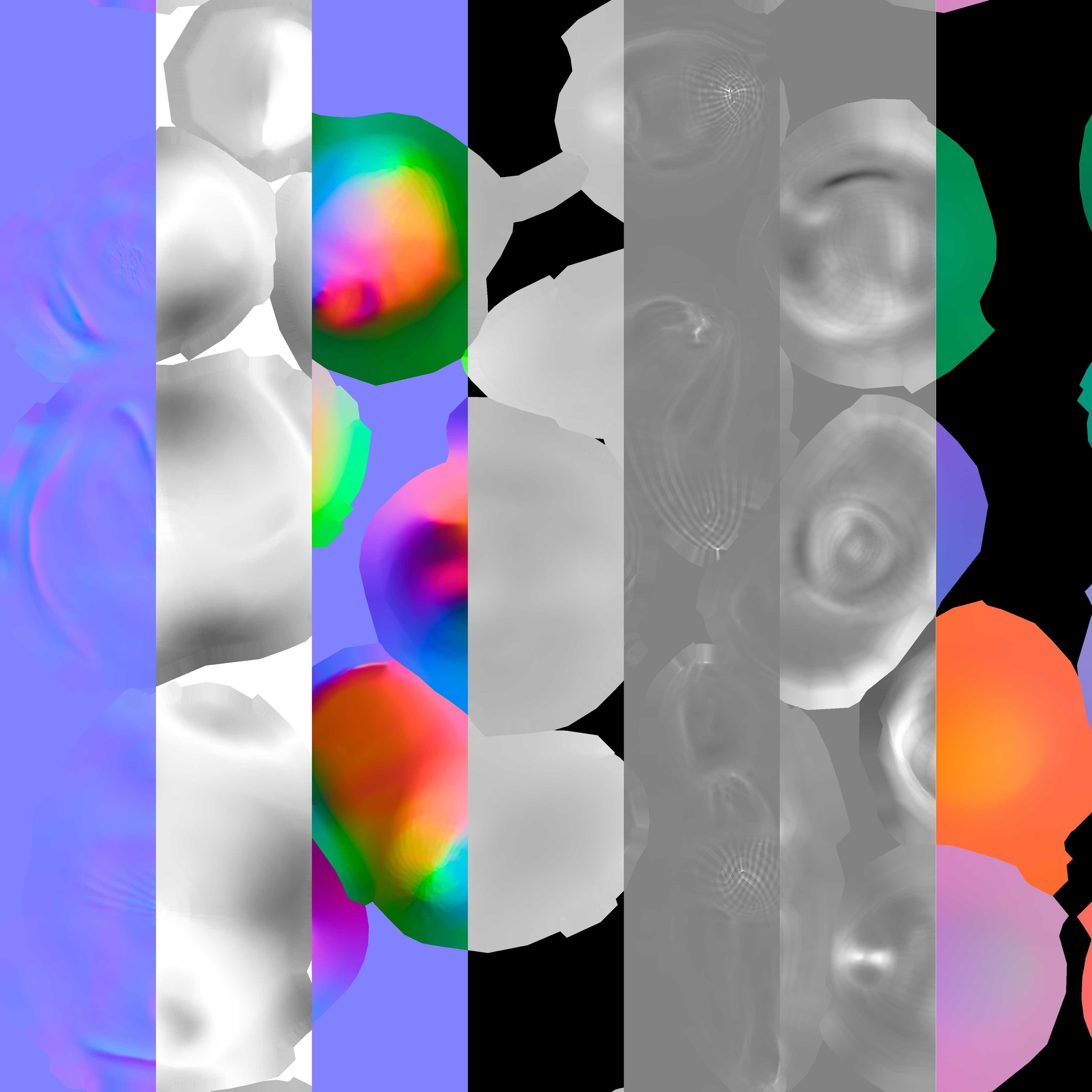 Skull with Circlet Low-poly 3D model_6