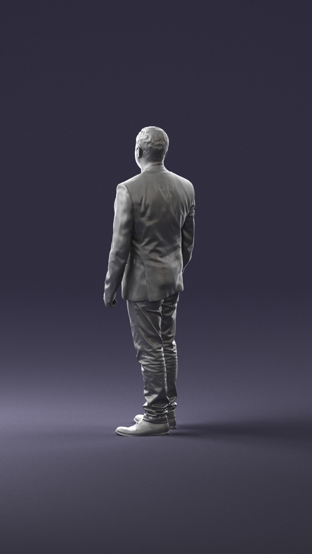 Man in a black jacket and jeans 0339 3D model_22