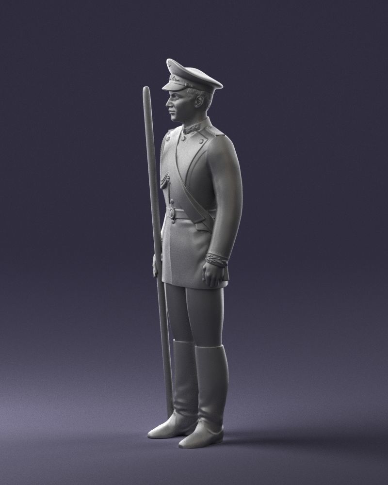 000115 Soviet Honor Guard Officer 0116 3dp 3D print model_18
