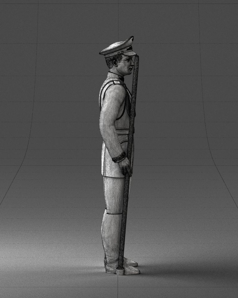 000115 Soviet Honor Guard Officer 0116 3dp 3D print model_9