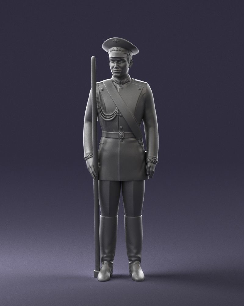 000115 Soviet Honor Guard Officer 0116 3dp 3D print model_24
