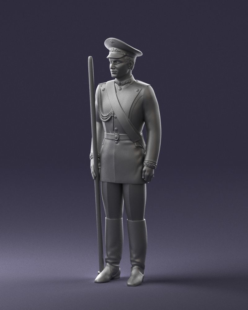 000115 Soviet Honor Guard Officer 0116 3dp 3D print model_20