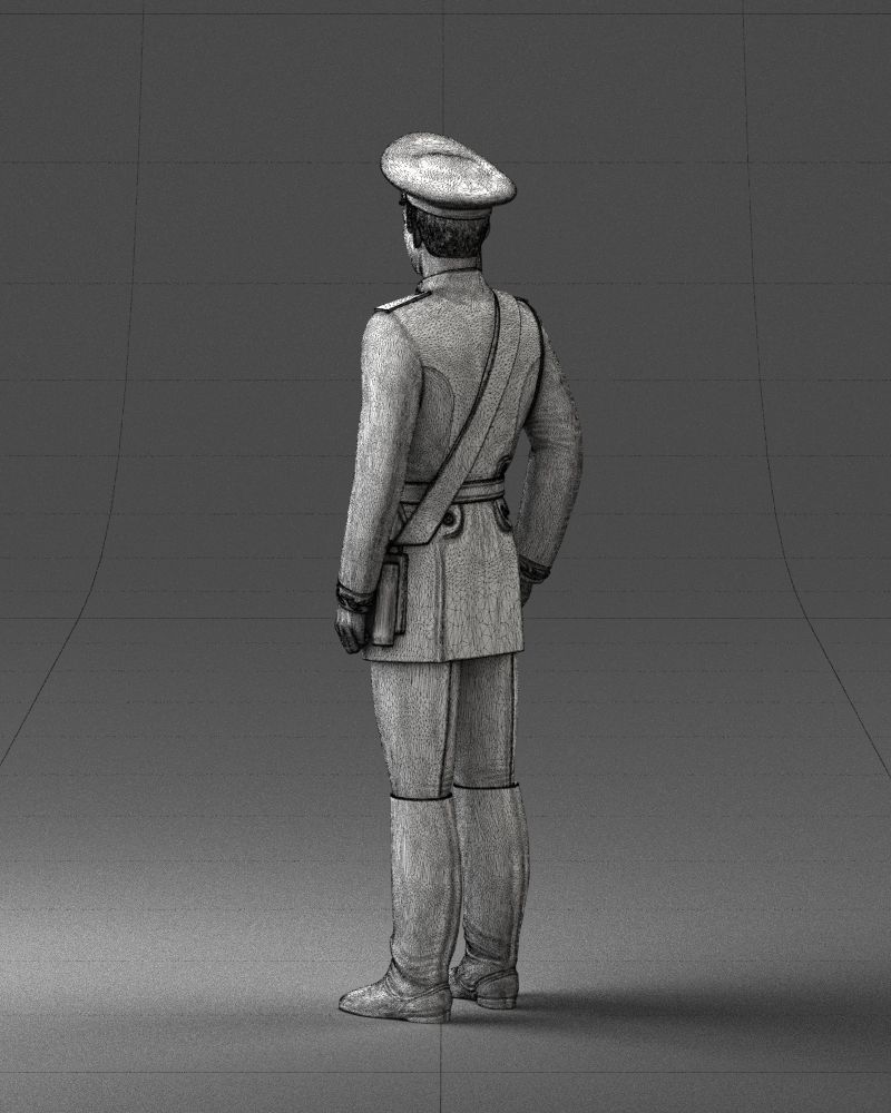 000115 Soviet Honor Guard Officer 0116 3dp 3D print model_15