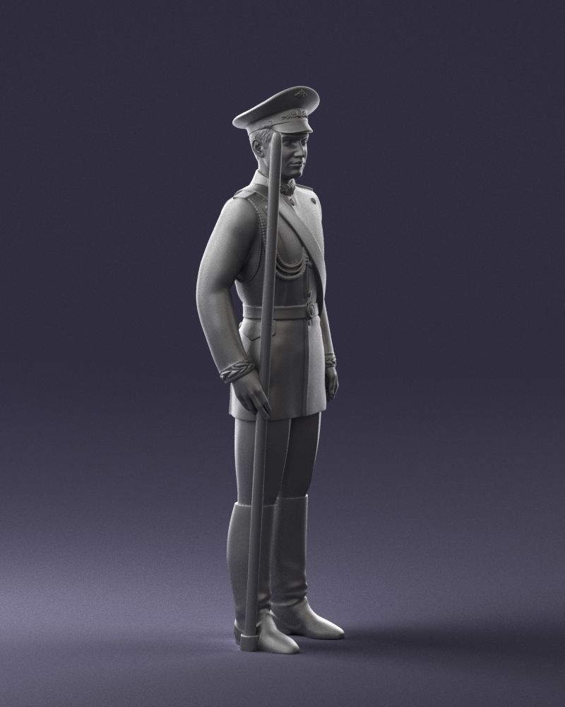 000115 Soviet Honor Guard Officer 0116 3dp 3D print model_6