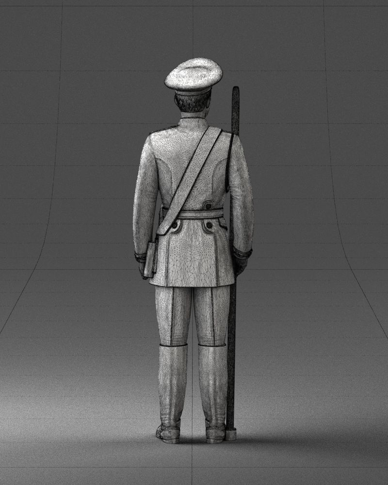 000115 Soviet Honor Guard Officer 0116 3dp 3D print model_13