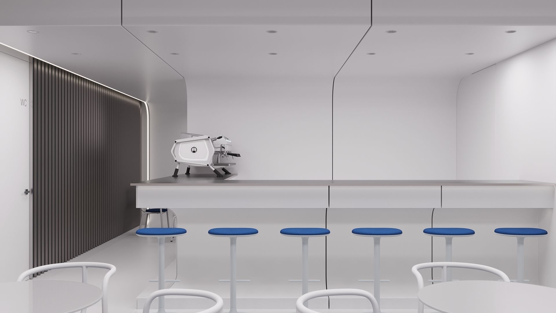 Cafe Interior NM 2 3D model_1