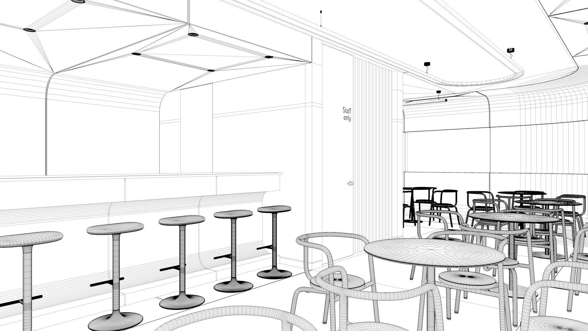 Cafe Interior NM 2 3D model_14