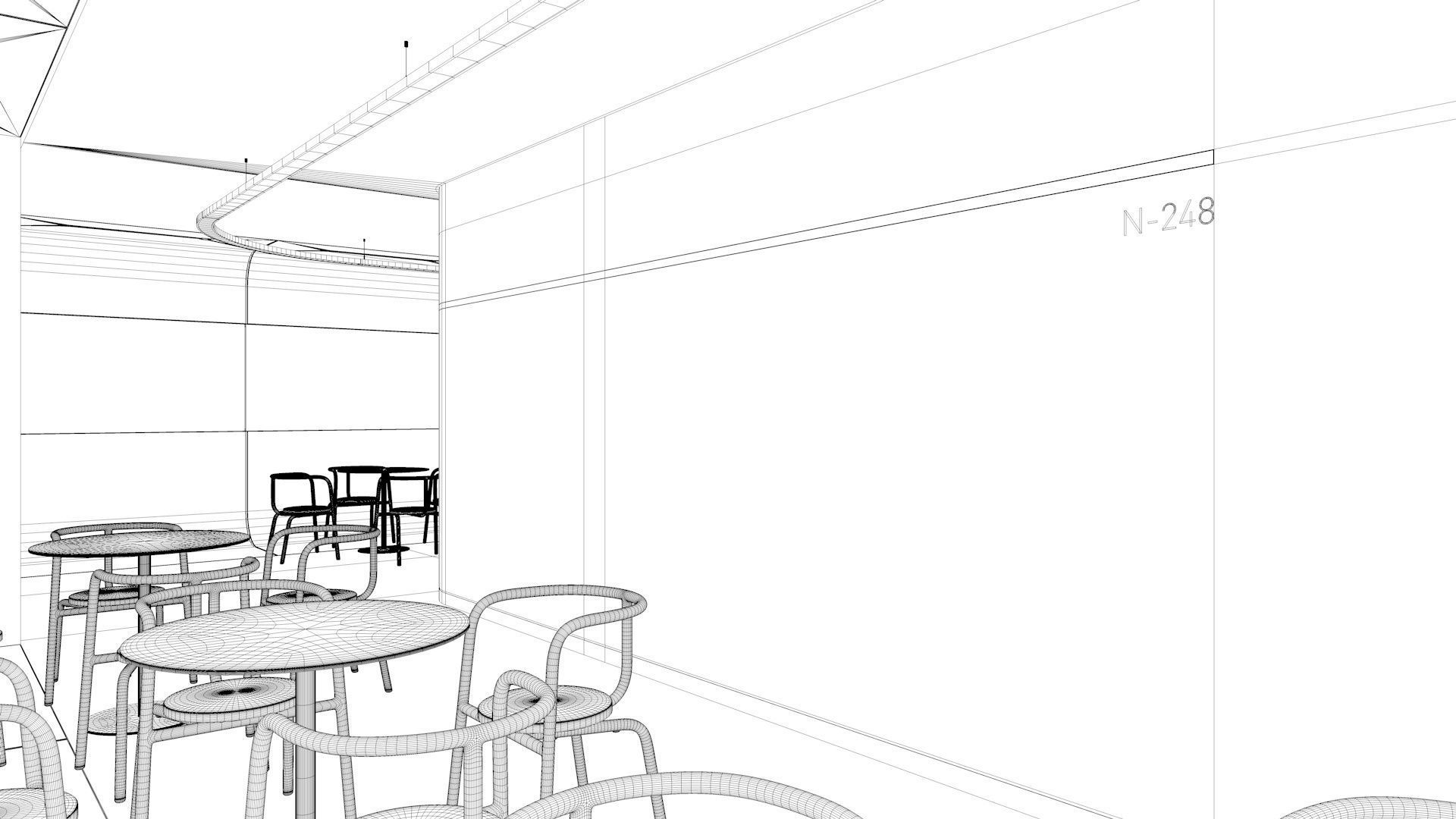 Cafe Interior NM 2 3D model_15