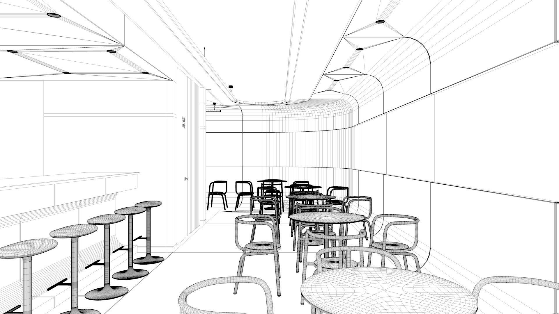 Cafe Interior NM 2 3D model_11