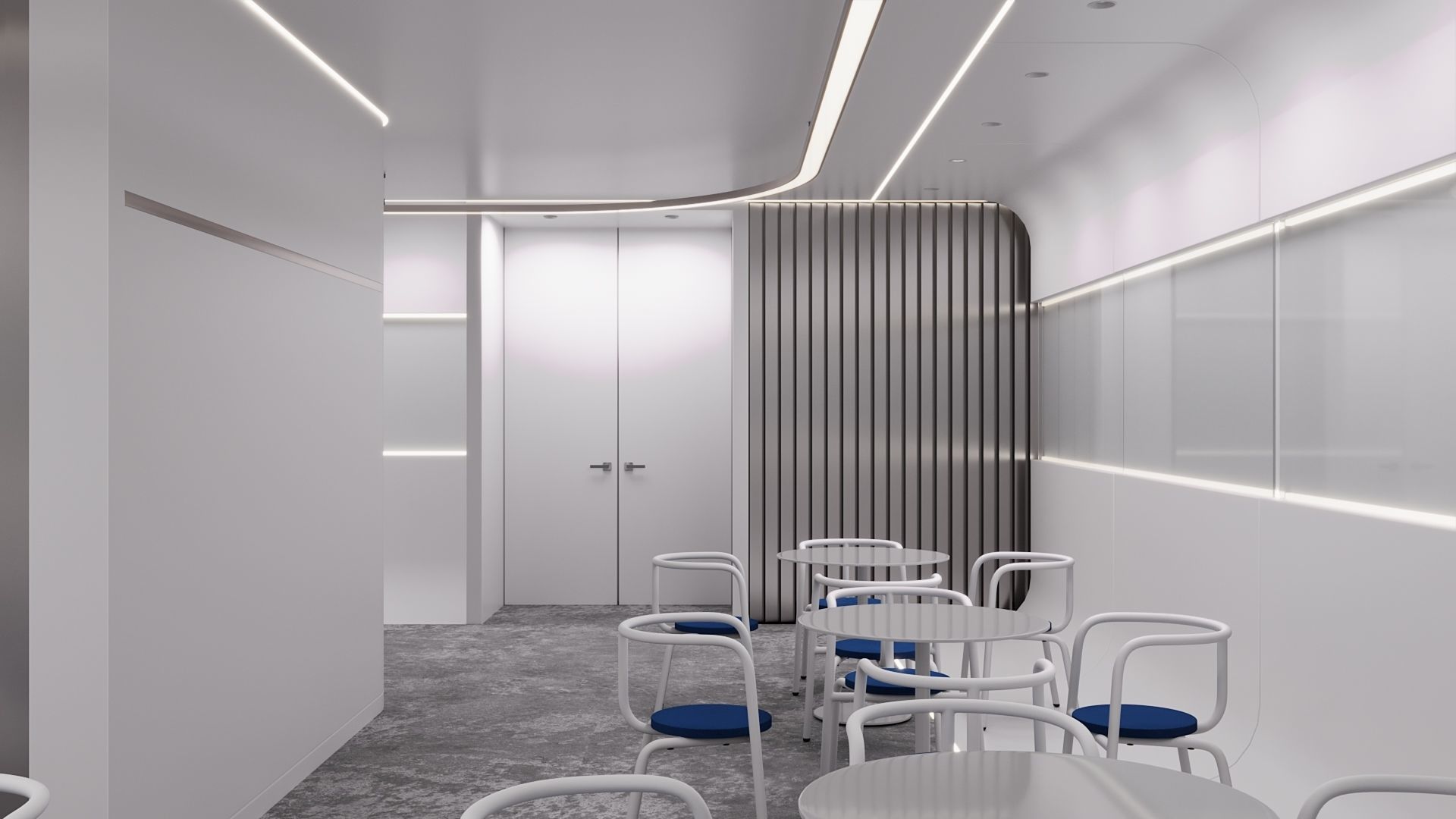 Cafe Interior NM 2 3D model_4