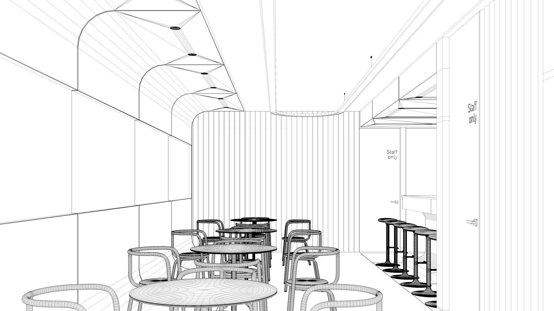 Cafe Interior NM 2 3D model_8