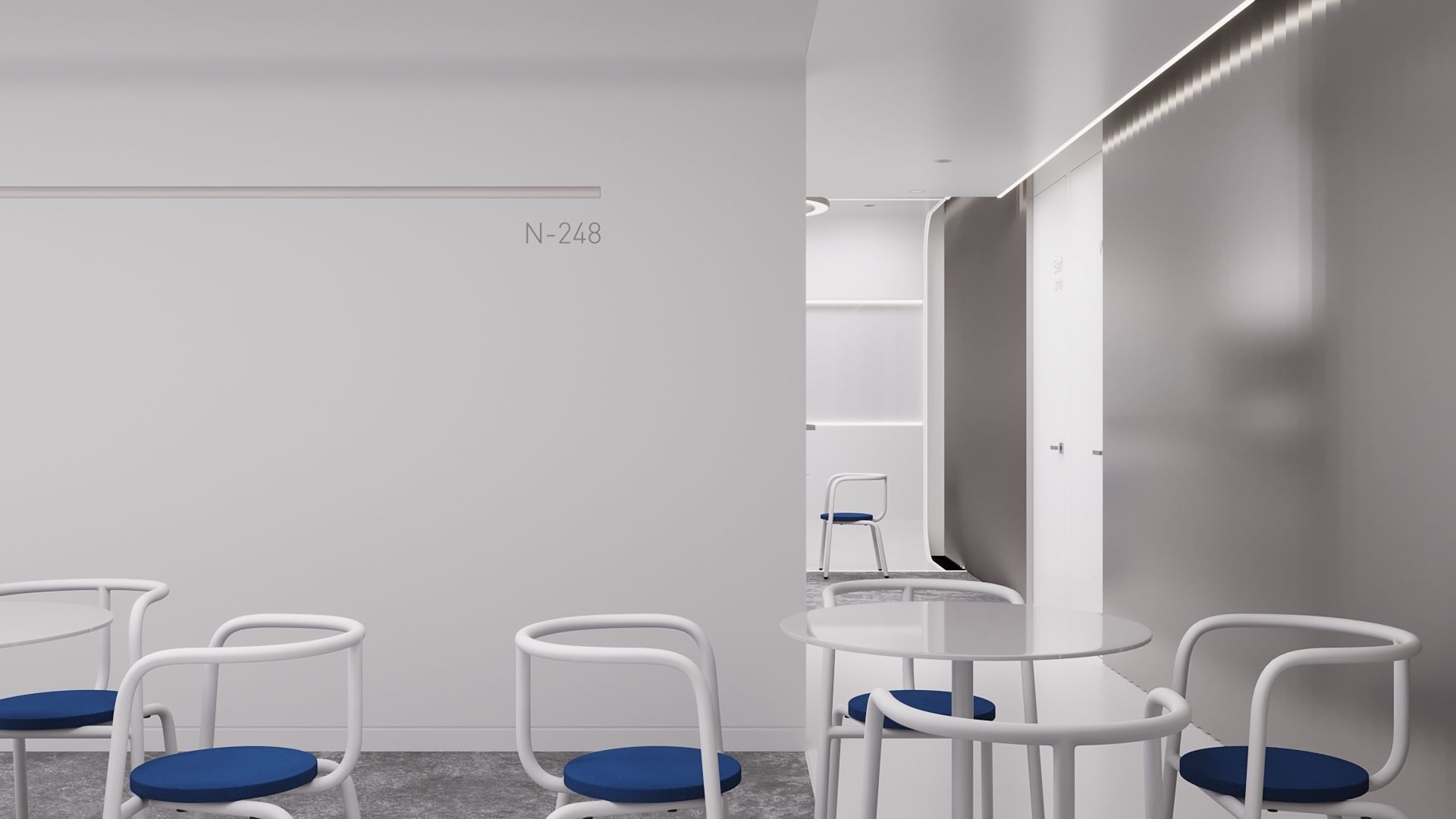 Cafe Interior NM 2 3D model_2