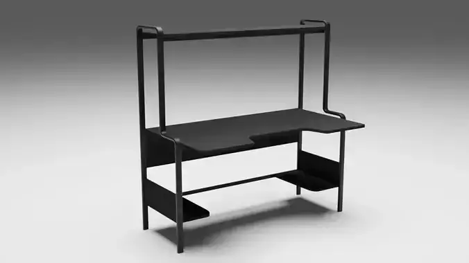IKEA Fredde - Gaming Desk Free low-poly 3D model