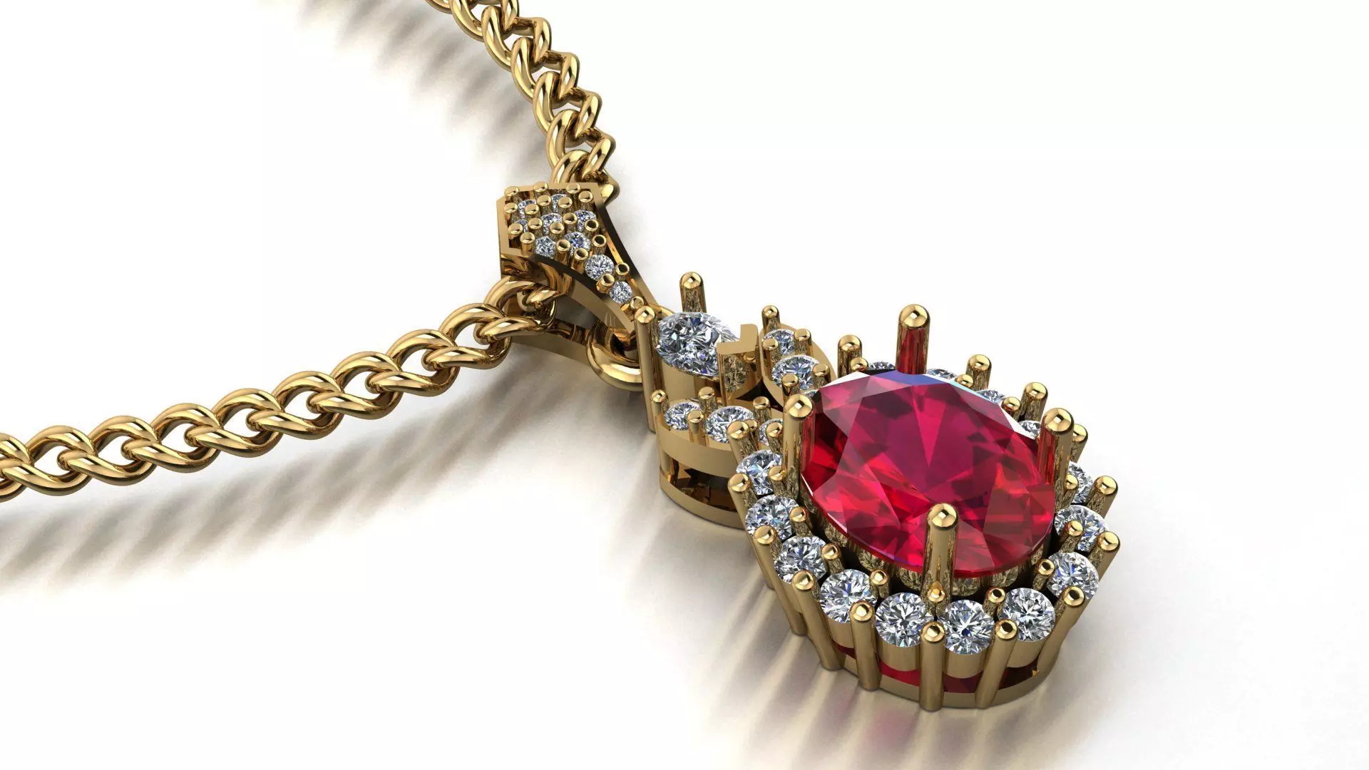oval women pendants Free 3D print model