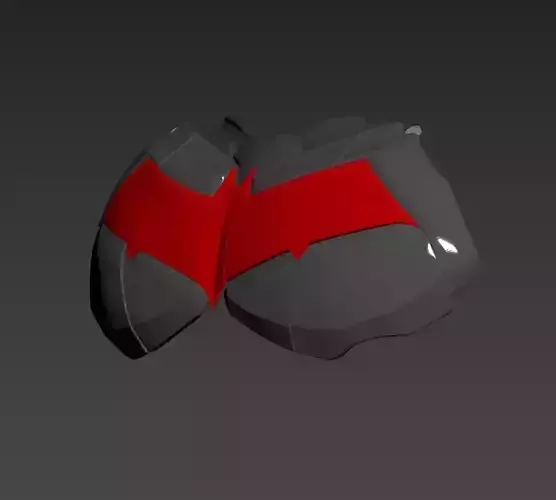 Batman Arkham Knight Red Hood Logo Chest 3D print model