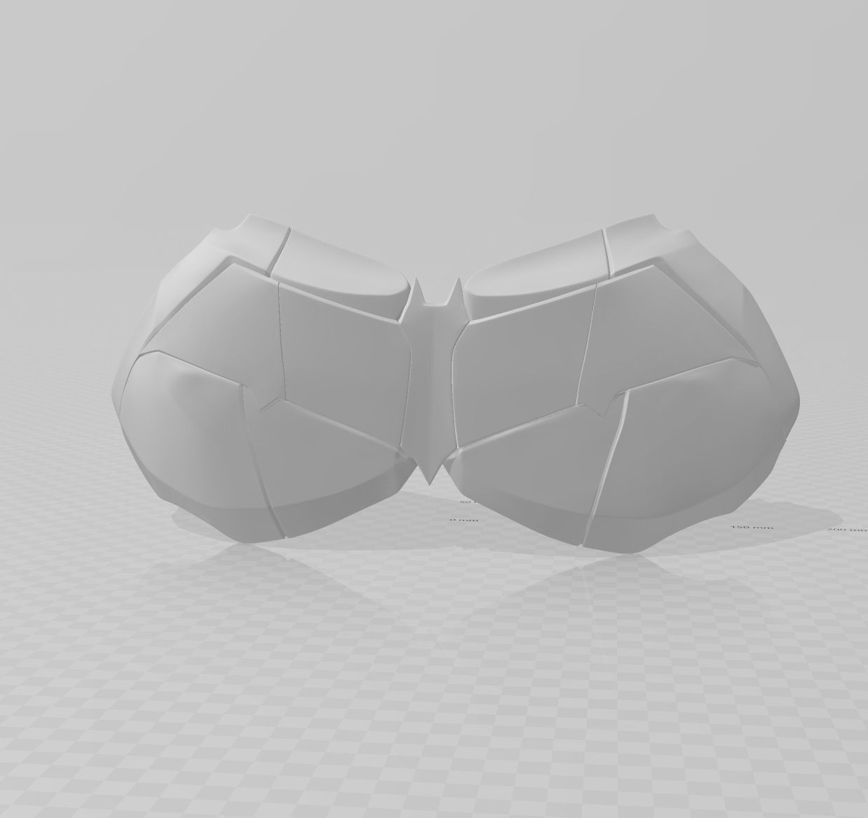 Batman Arkham Knight Red Hood Logo Chest 3D print model_3