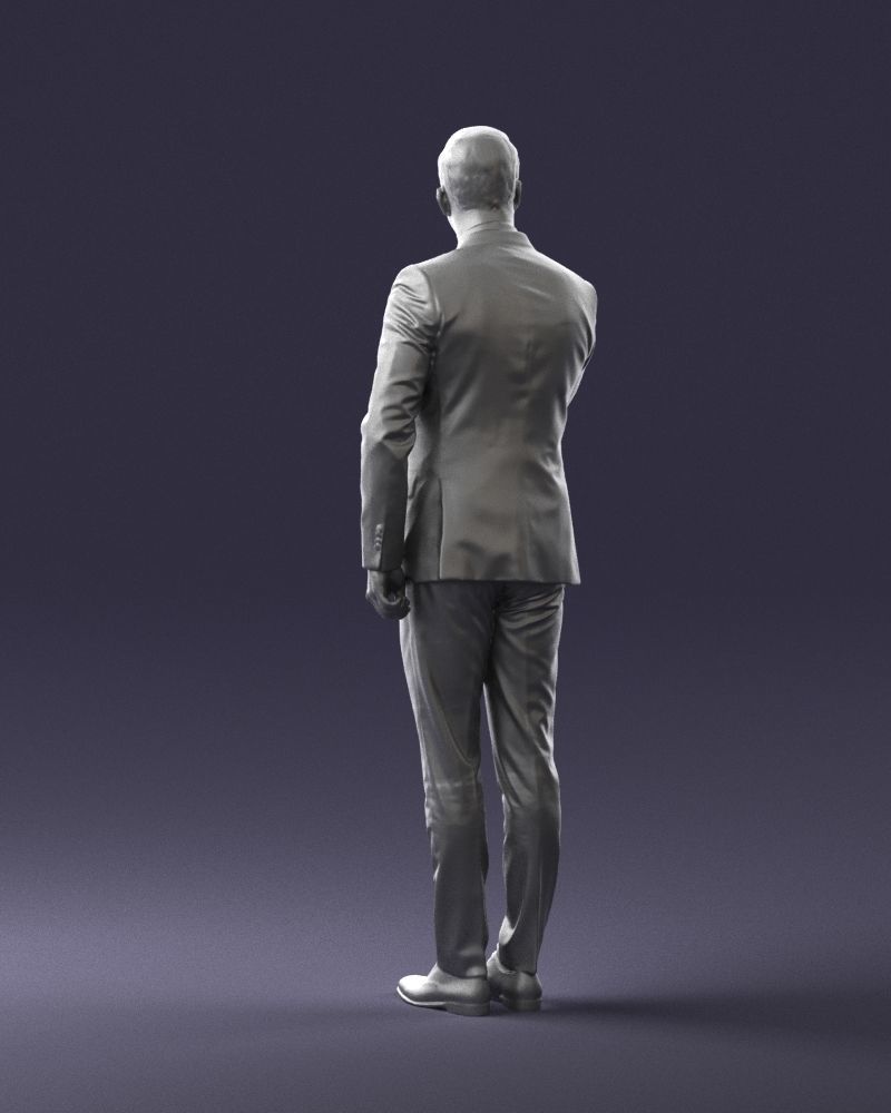 Man in a business suit 0213 3D Print Ready 3D print model_19