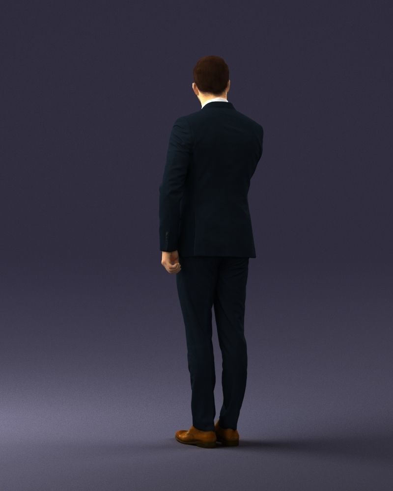 Man in a business suit 0213 3D Print Ready 3D print model_18