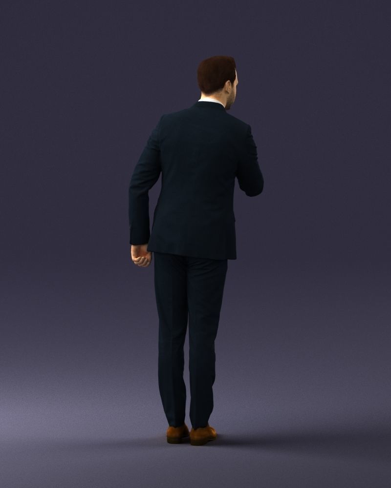 Man in a business suit 0213 3D Print Ready 3D print model_15