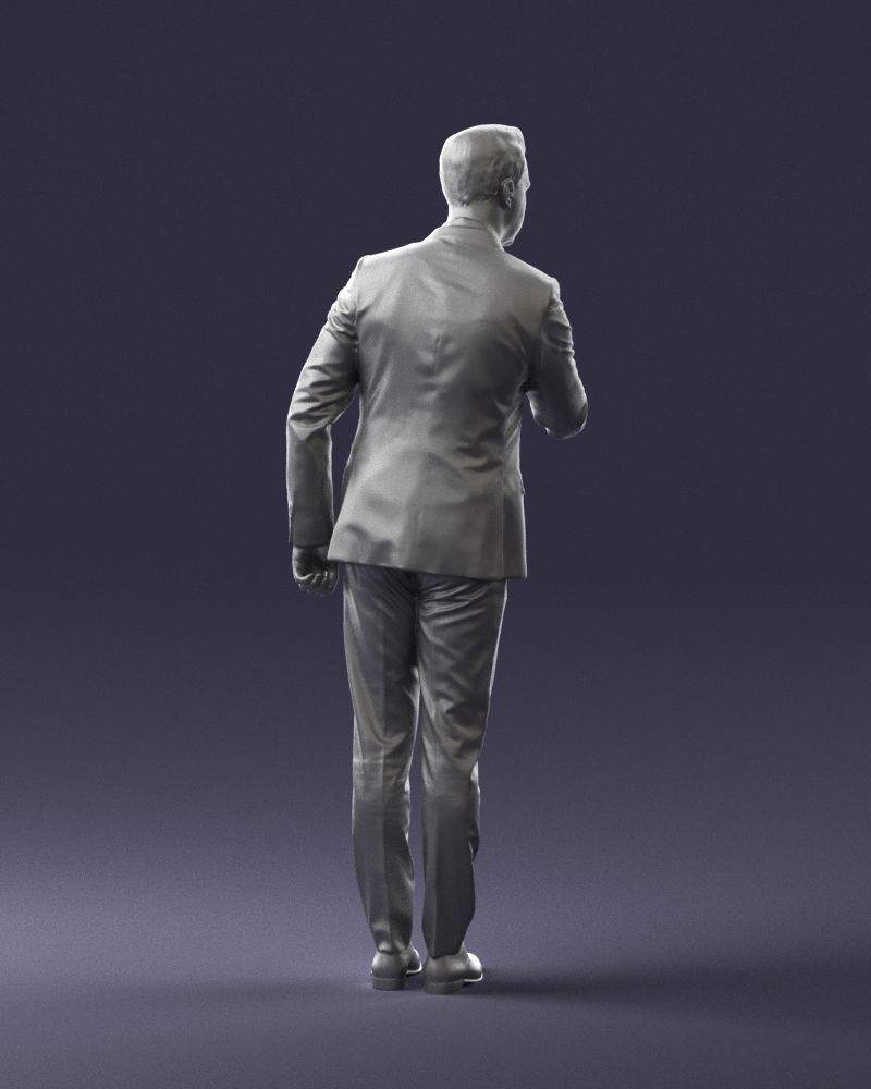 Man in a business suit 0213 3D Print Ready 3D print model_16