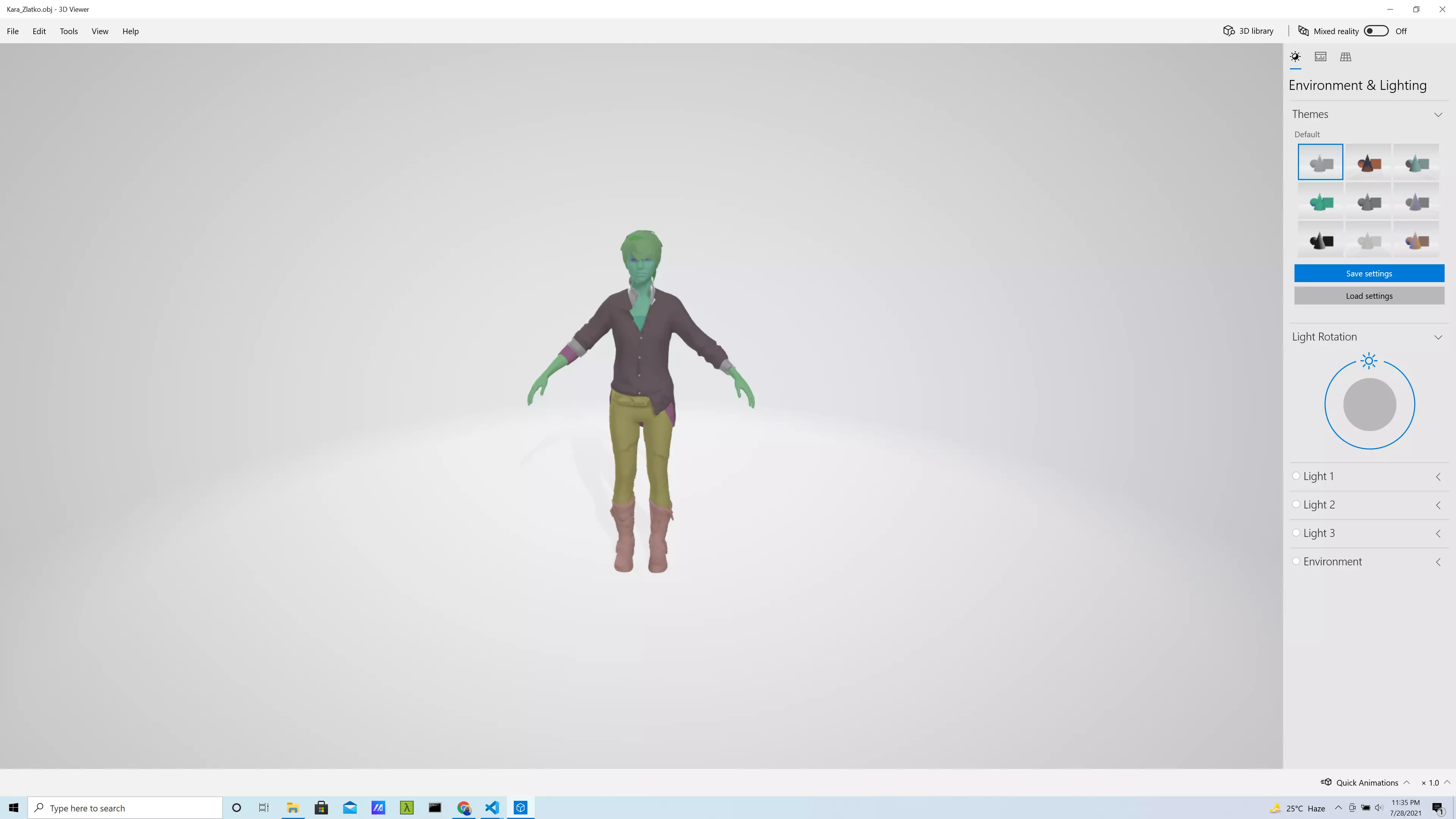 Kara Zlatko - Detroit becomes human Free 3D model