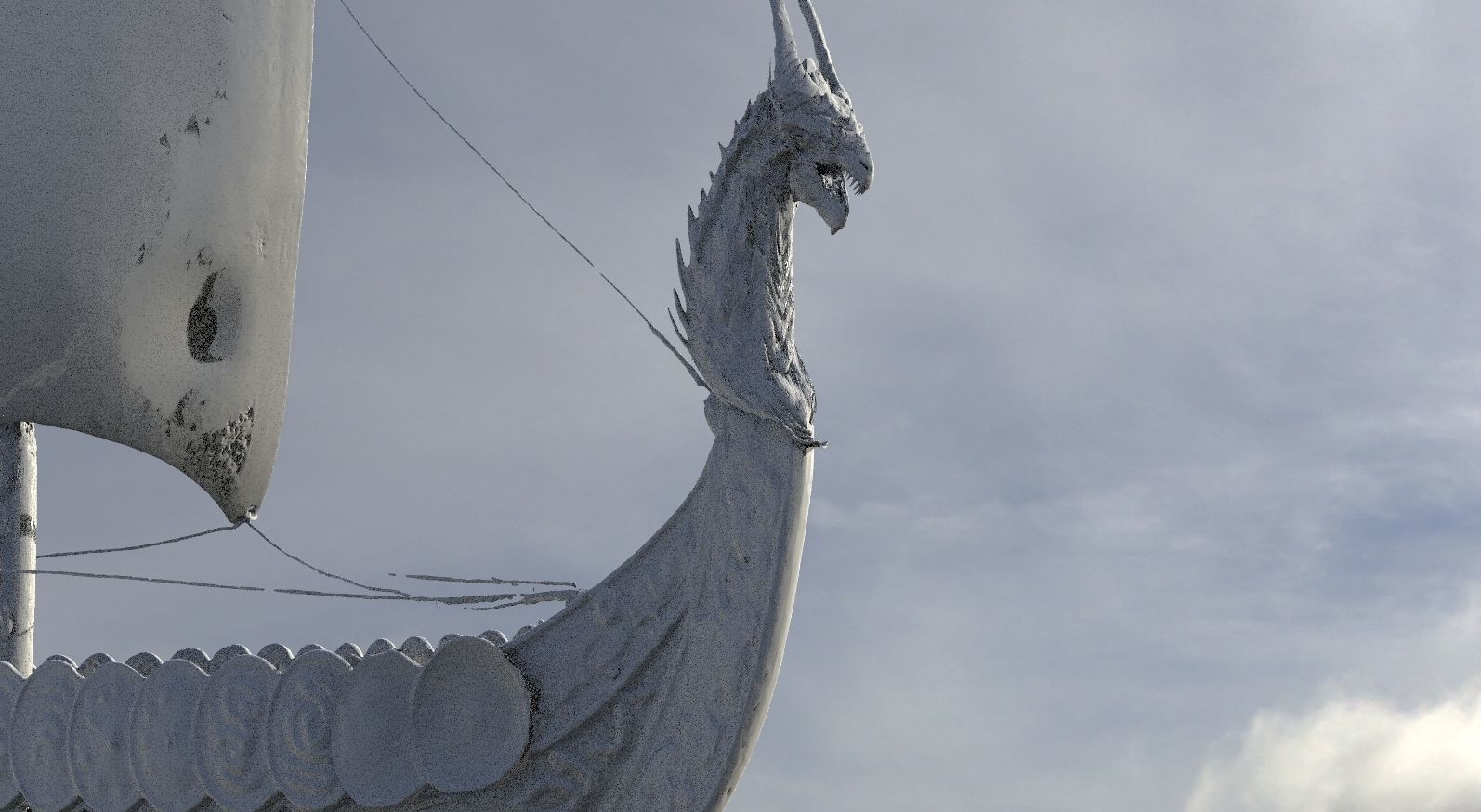 Viking Ship 3D model_4