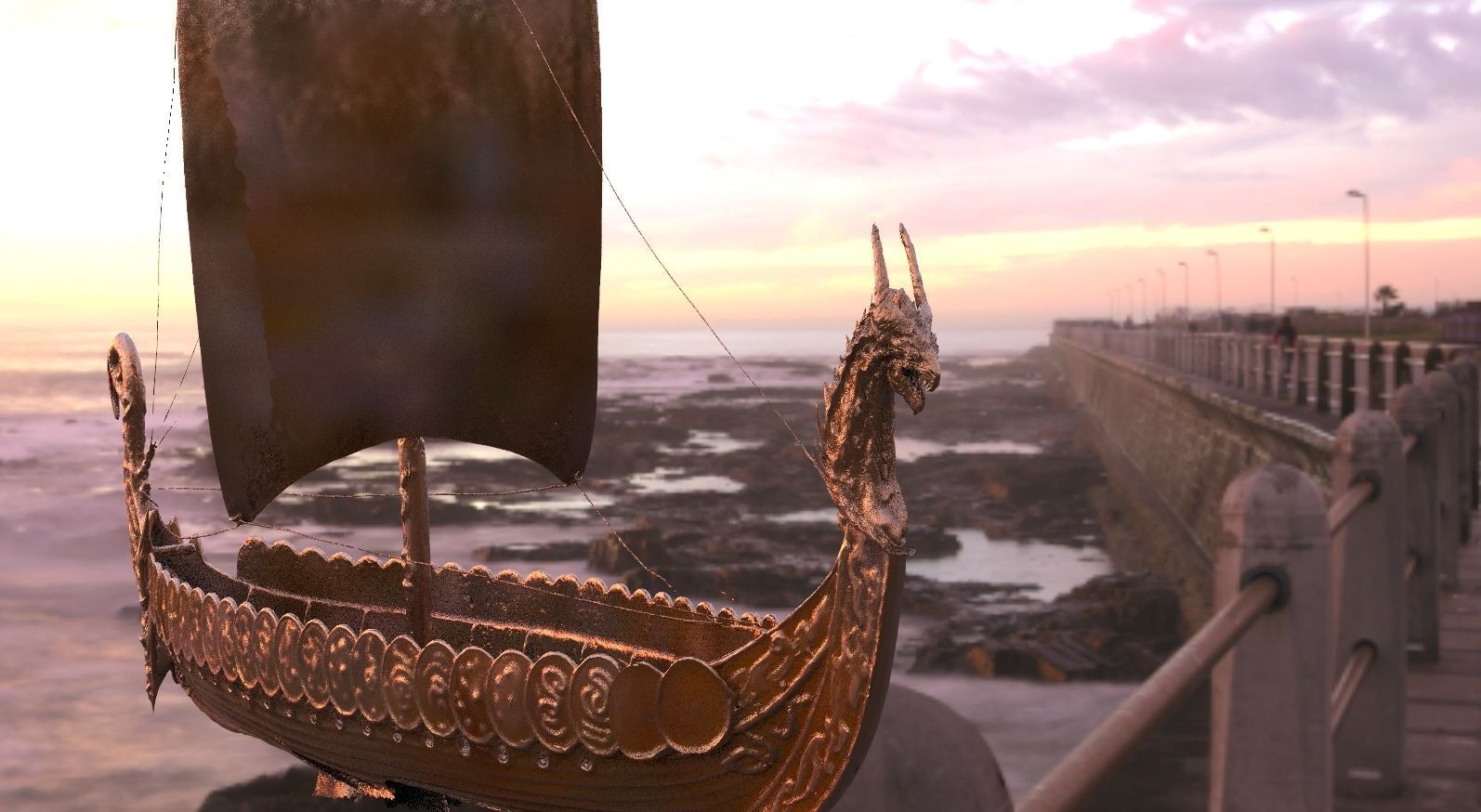 Viking Ship 3D model_5