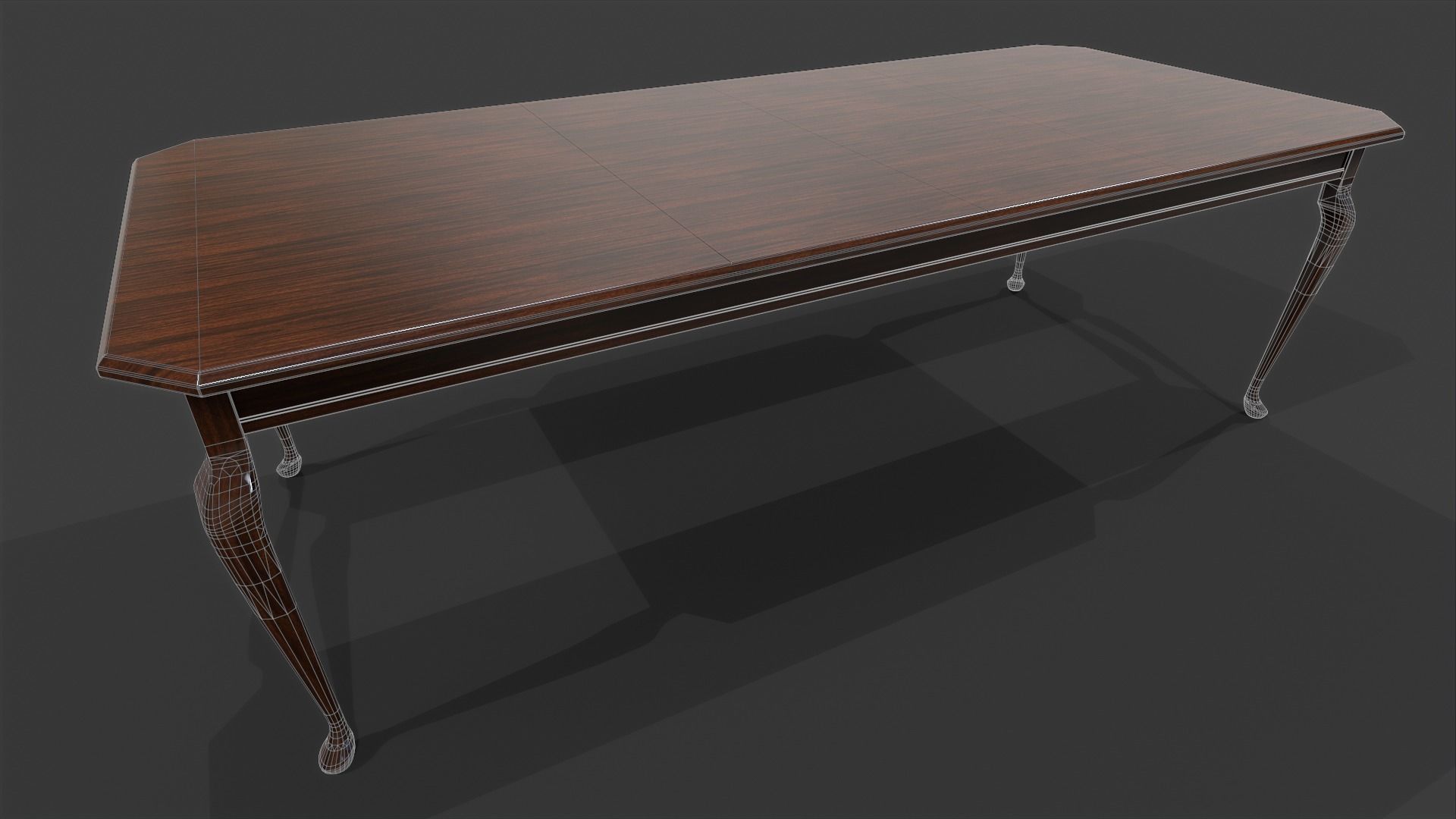 Dinning Table - Low Poly Low-poly 3D model_3