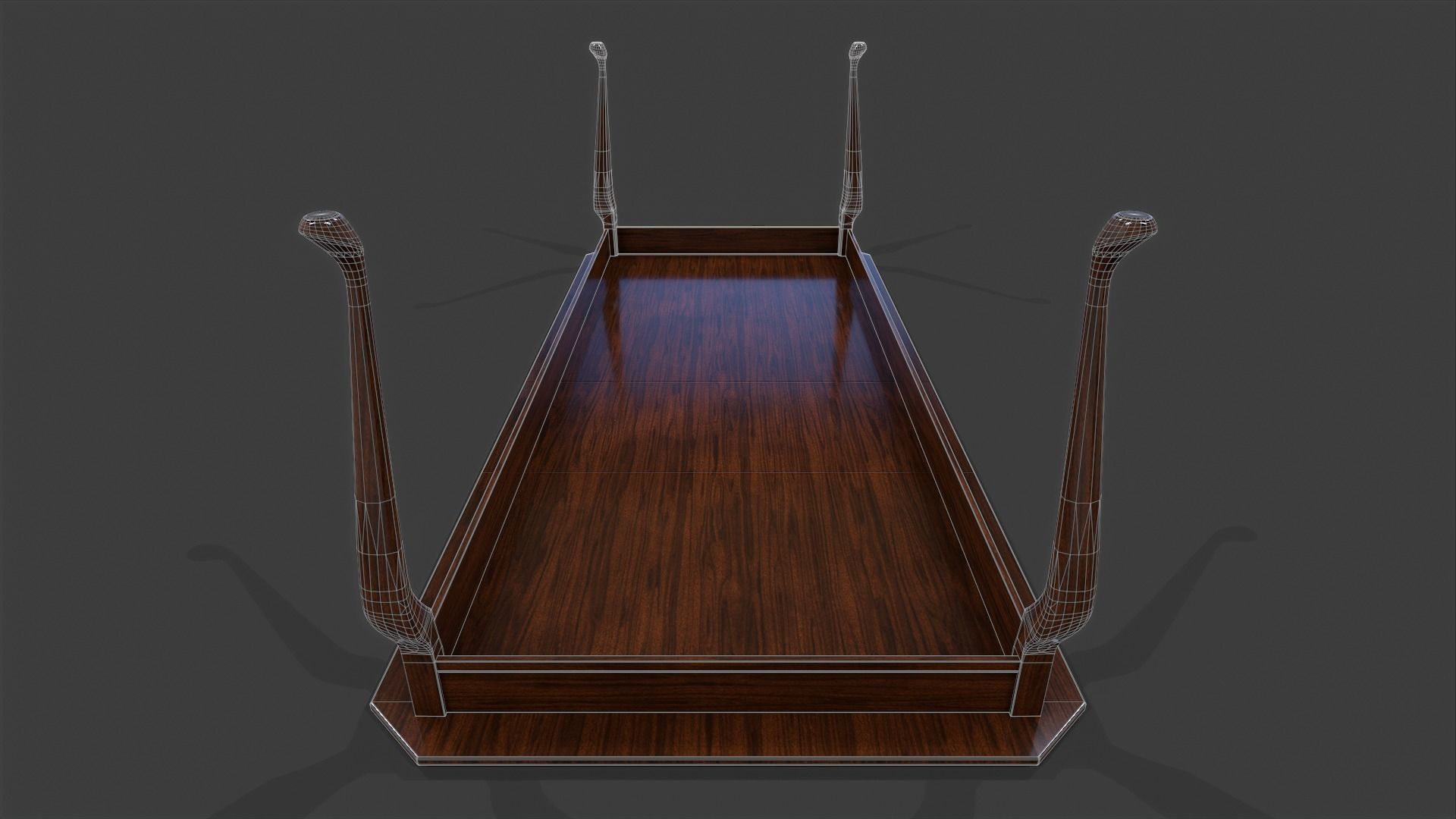 Dinning Table - Low Poly Low-poly 3D model_21