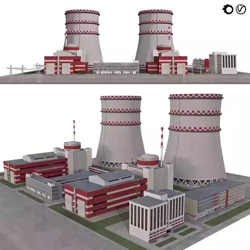  Nuclear power  3D model