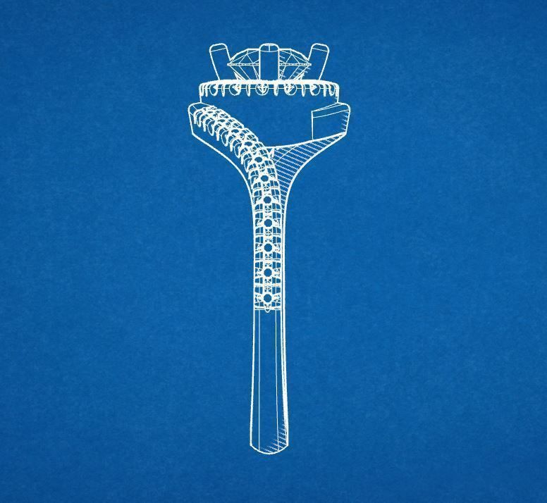 Engagement ring with halo 3D print model_24