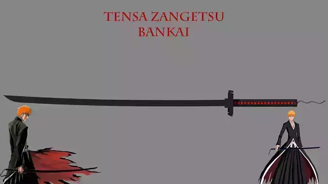 Anime Sword Tensa Zangetsu 
