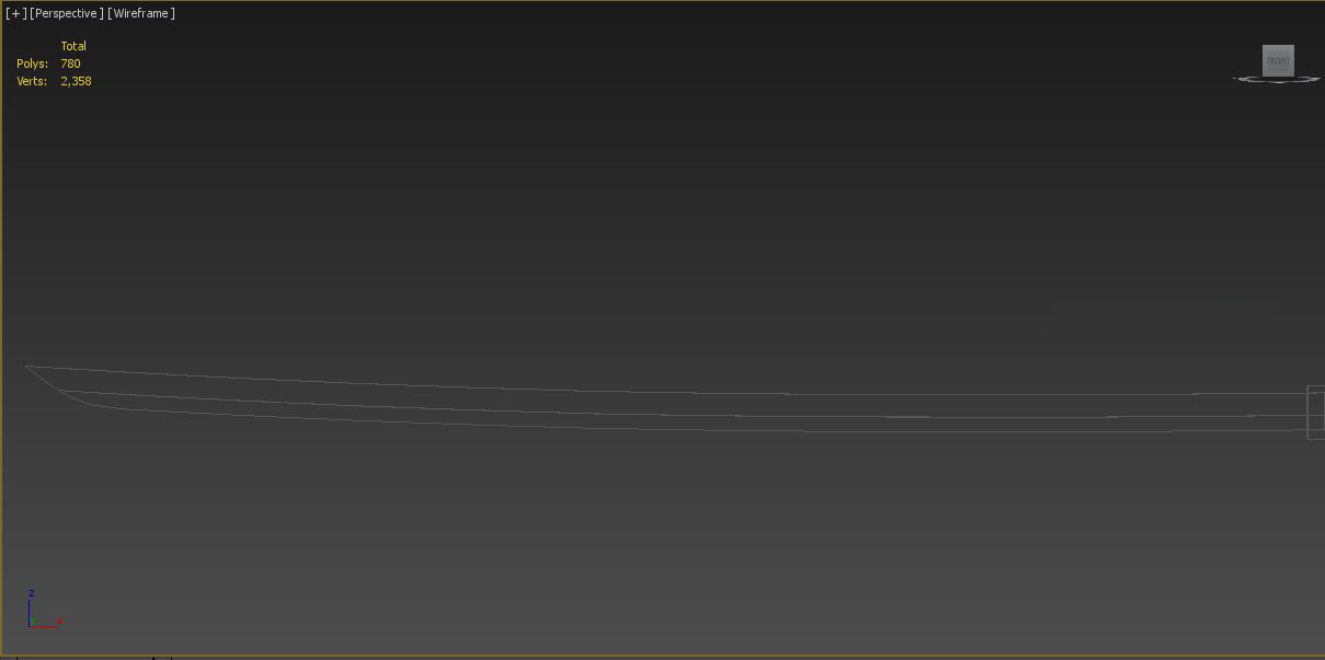 Anime Sword Tensa Zangetsu  Low-poly 3D model_7