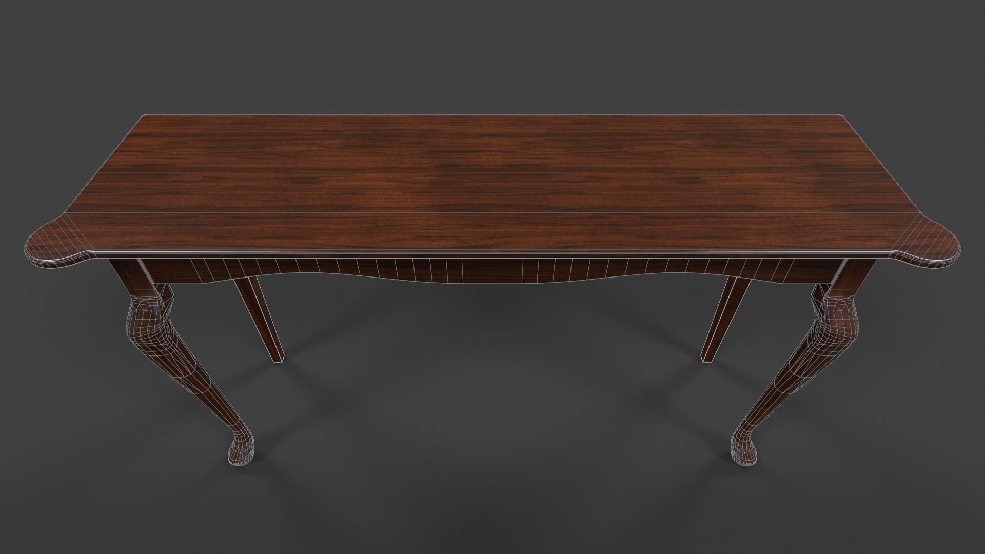 Hall Table - Low Poly Low-poly 3D model_1