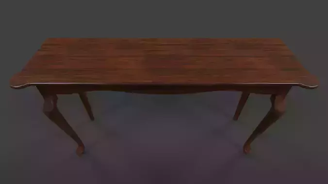Hall Table - Low Poly Low-poly 3D model