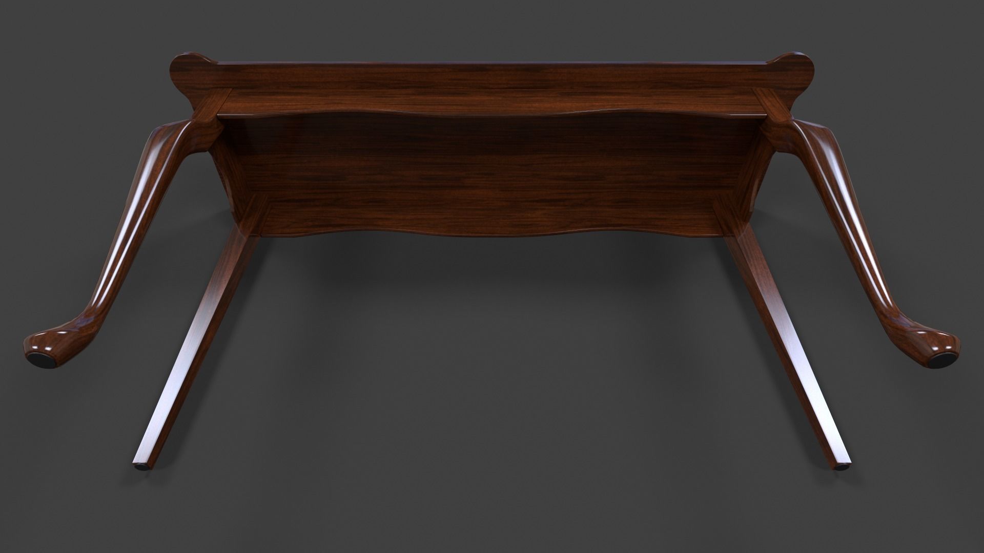 Hall Table - Low Poly Low-poly 3D model_22