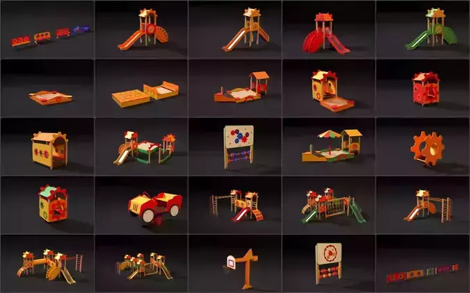 Playground series Mechanisms 3D model
